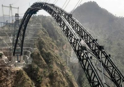 В Индии построили самый высокий в мире железнодорожный мост