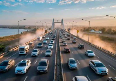 Очередь на Крымский мост: Столкновение с гигантской пробкой