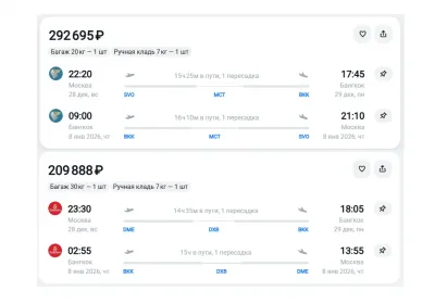 Туристы критикуют Emirates за высокие цены на билеты в Таиланд