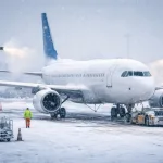 Снежный шторм в Европе: тысячи авиарейсов под угрозой