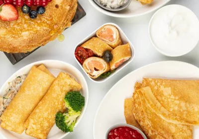 Праздничное меню «Аэрофлота»: блины на борту в честь Масленицы