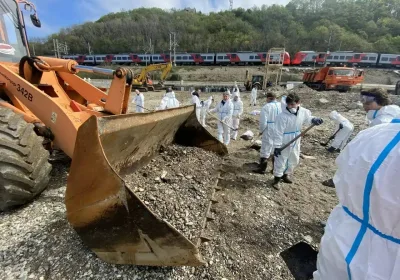 Очистка Туапсе: почти 19 тысяч кубометров загрязненного грунта