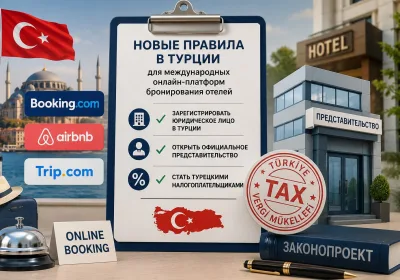 Новые правила для международных платформ бронирования в Турции