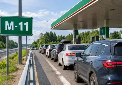 Бензиновый кризис на трассе М-11: Автотуристы в затруднении
